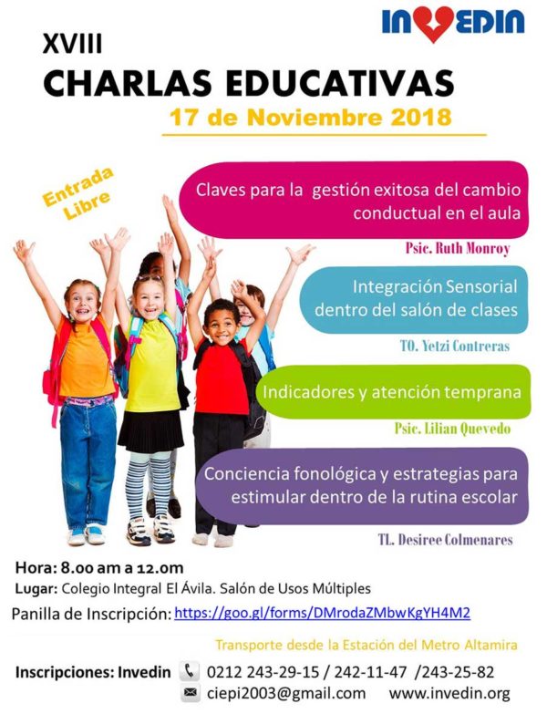 XVIII Charlas Educativas